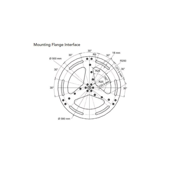 6890300N-3 mounting flange interface